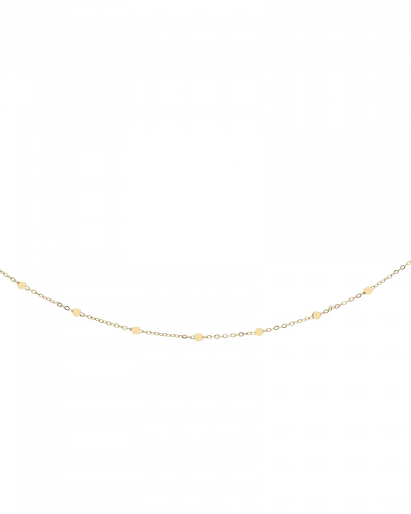Cadena con bolitas gold