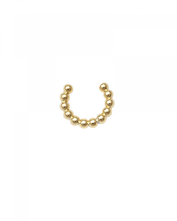 Ear Cuff Bolitas Oro