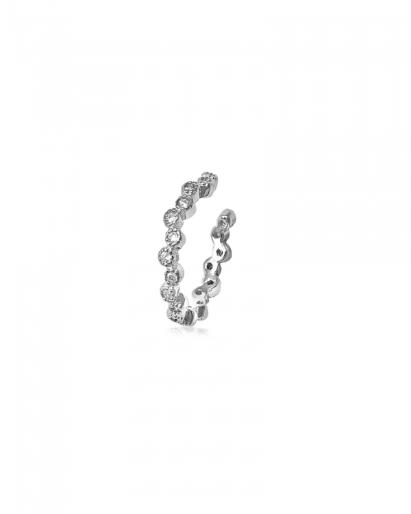 Ear Cuff Burbujas Plata