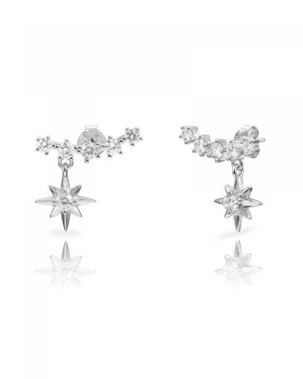 Pendiente Estrella Fugaz Plata