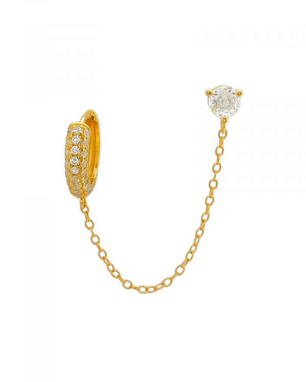 Pendiente Shine Cadena Oro