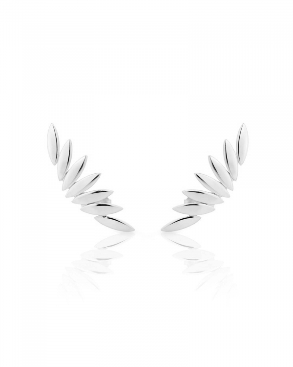 Pendientes Alas Plata