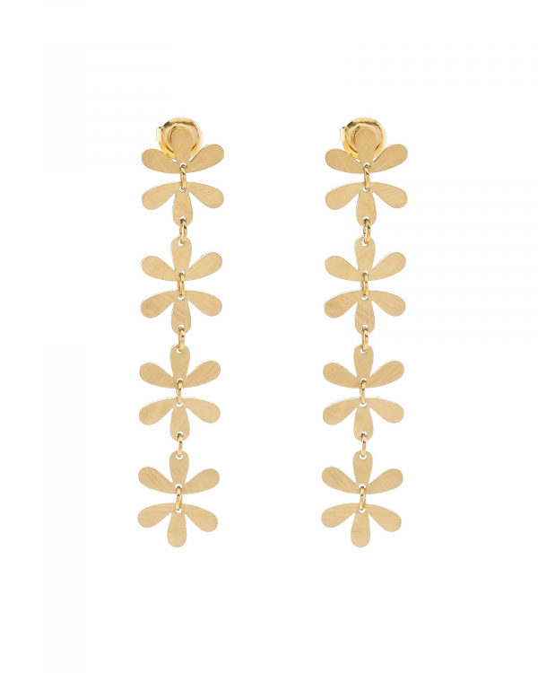 Pendientes Flores Gold