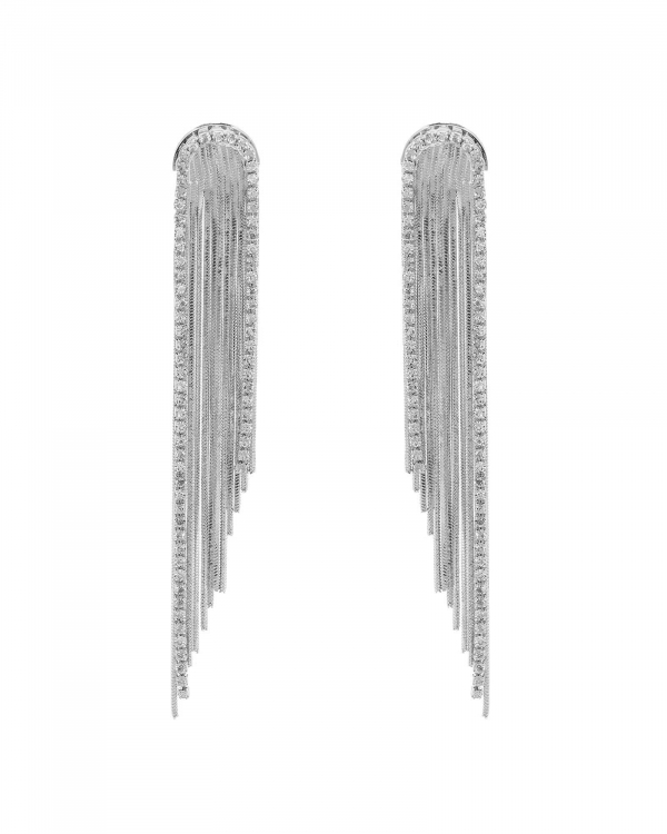 Pendientes Grace Plateados