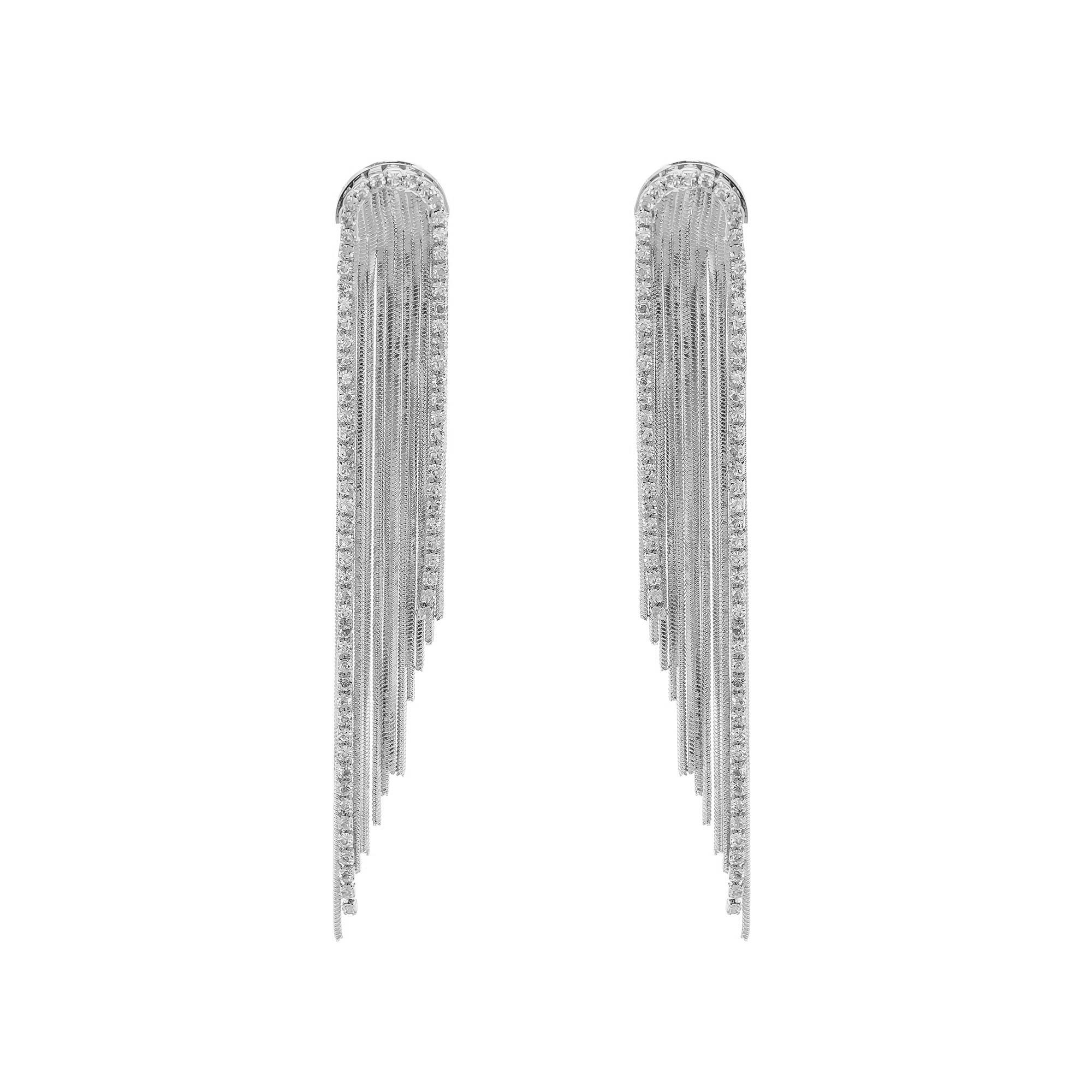 Pendientes Grace Plateados