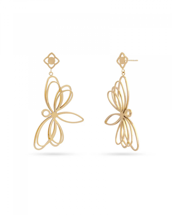 Pendientes Libélula Blyra Gold Anartxy