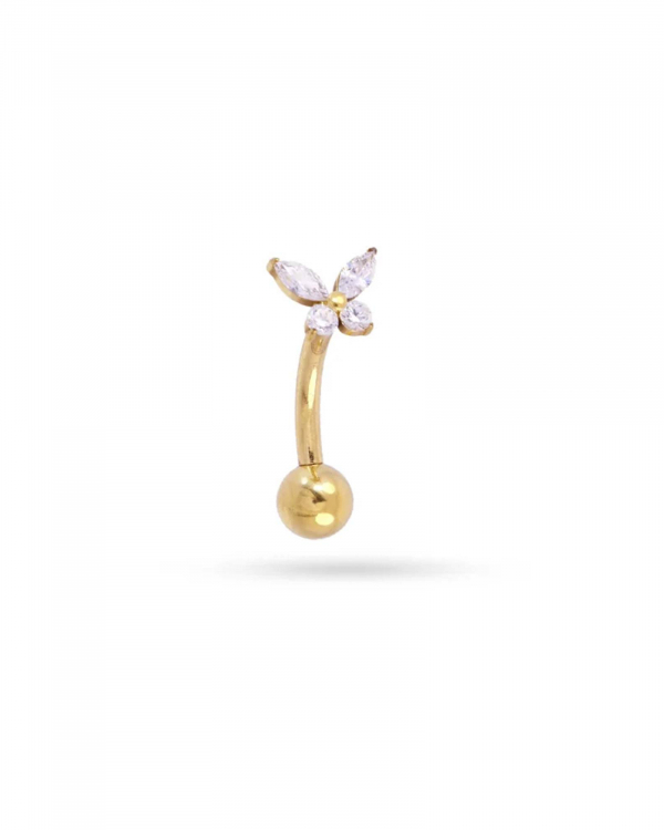 Piercing Ombligo Mariposa Gold Anartxy