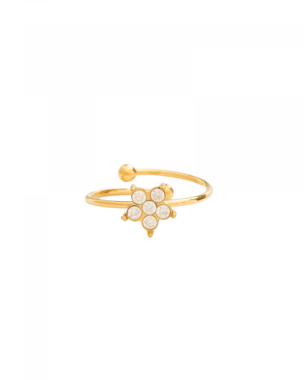 Anillo Flower Gold