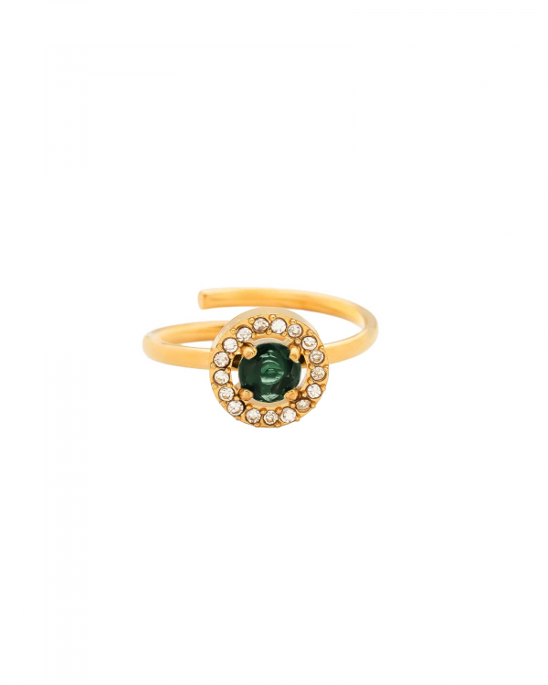 Anillo Gina Verde Gold
