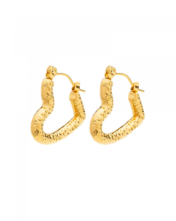 Aros Corazón Marti Gold