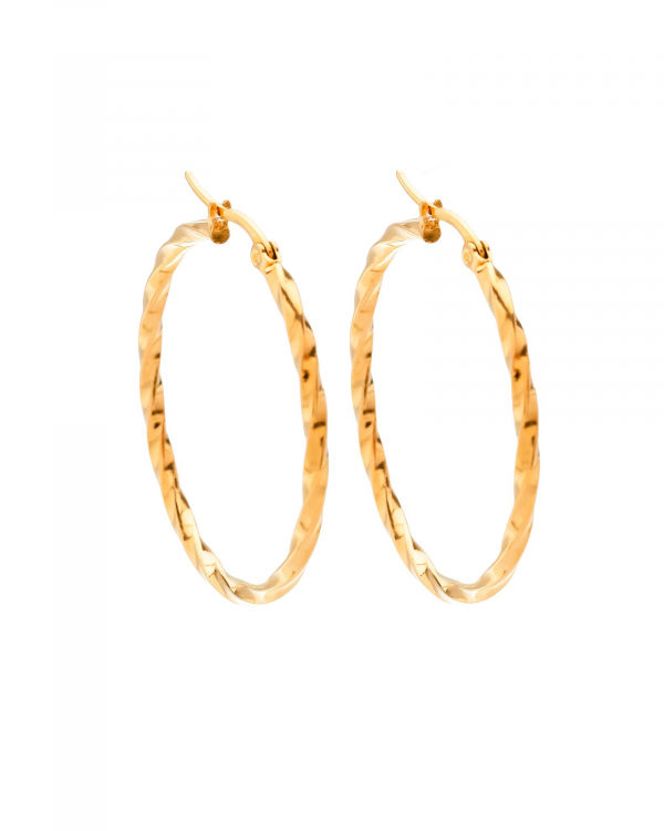 Aros Rizados Gold