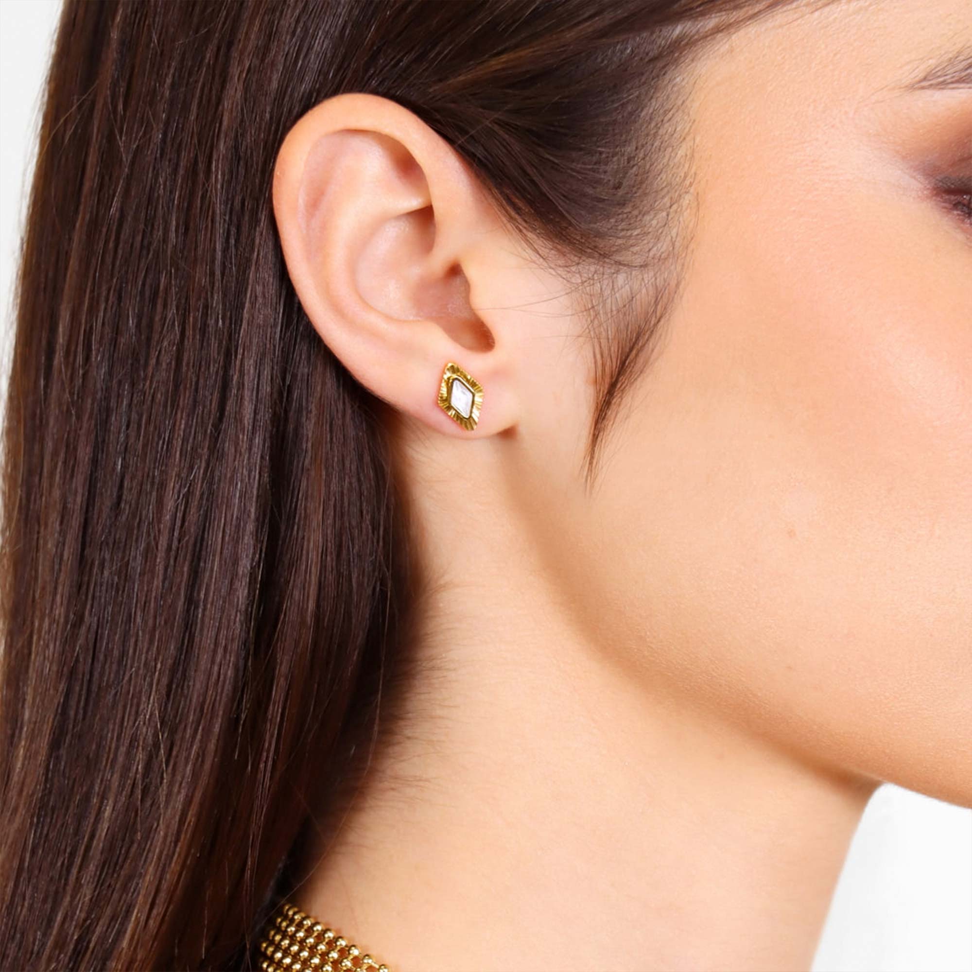 Pendientes Caelix Gold - Imagen 2