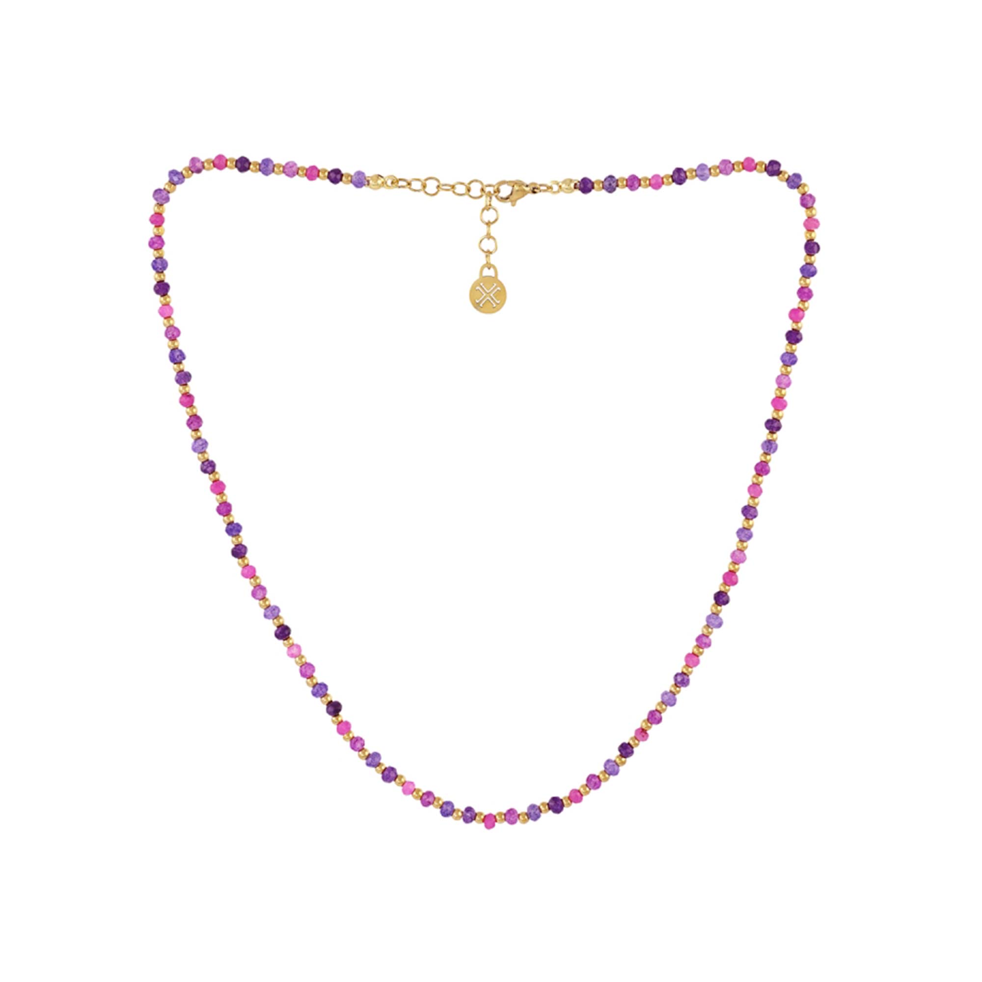 Collar Chroma Fucsia Gold