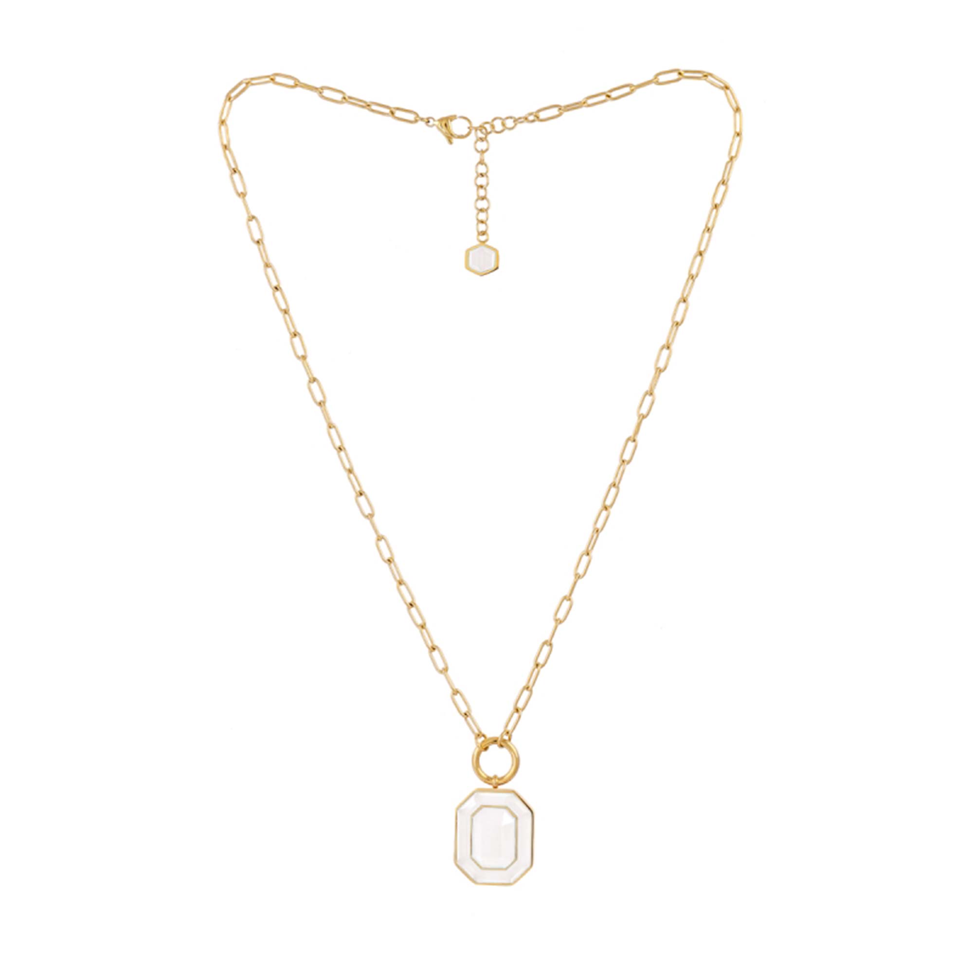 Collar Gleam Blanco Gold