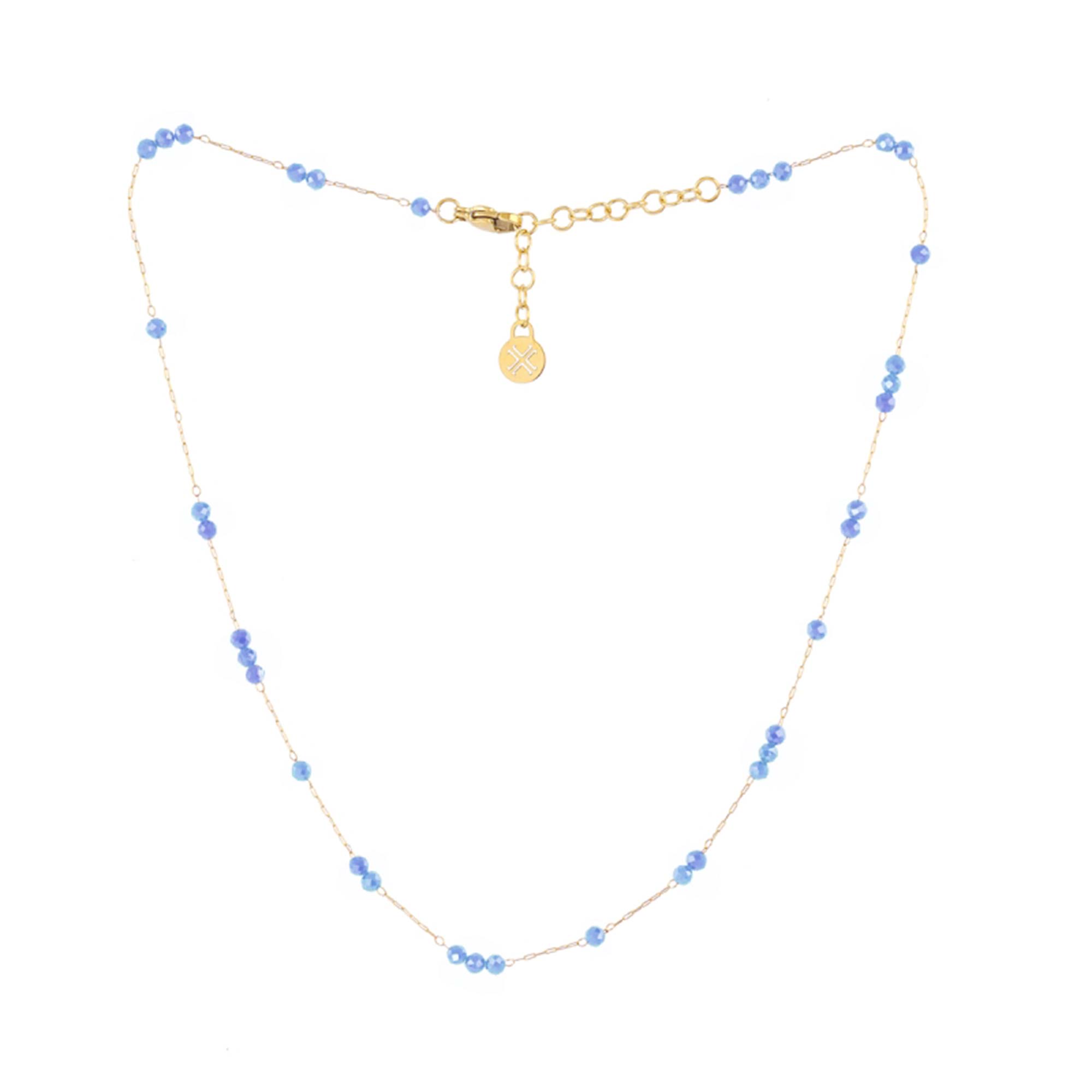 Collar Spirit Azul Gold