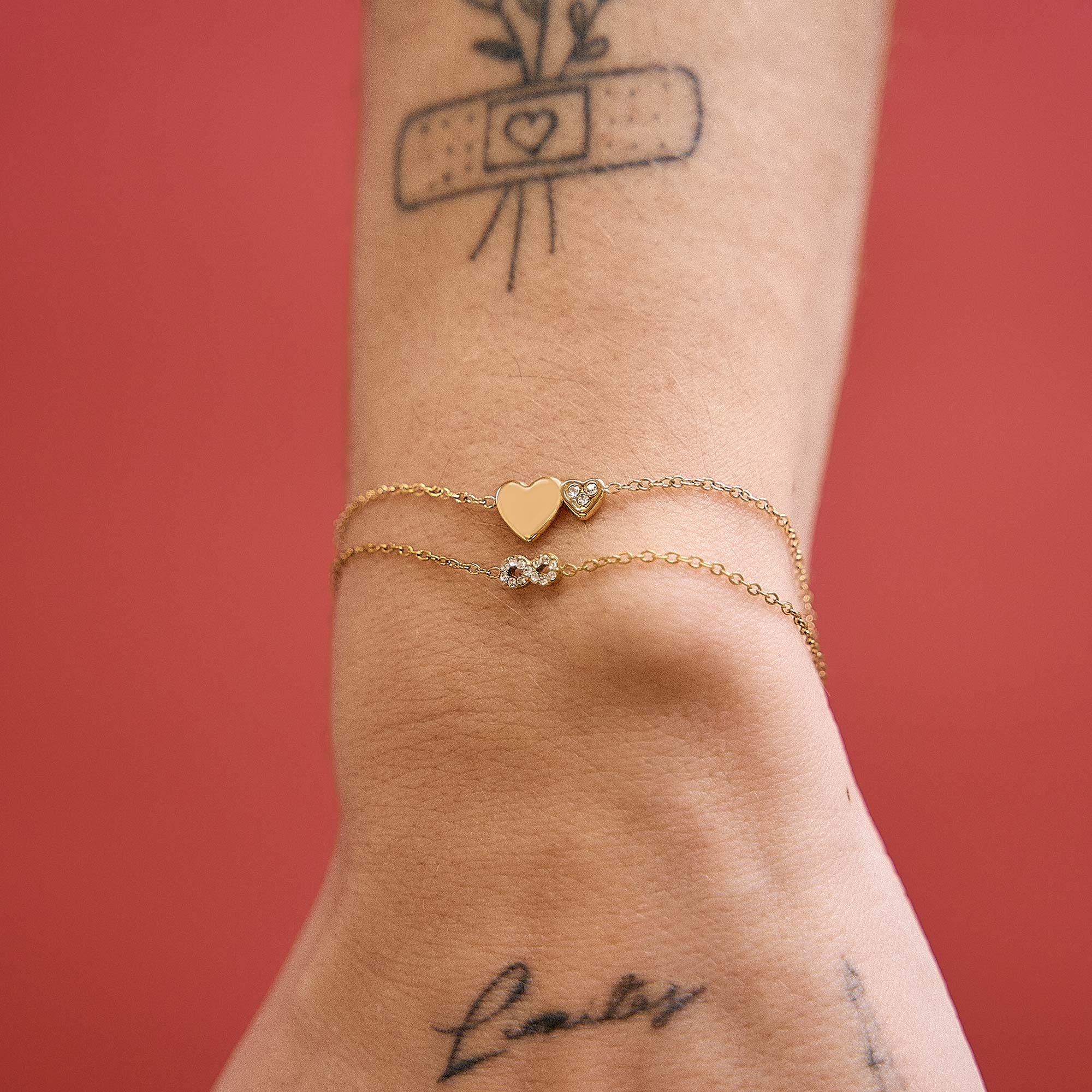 Pulsera Infinito Mini Gold - Imagen 2