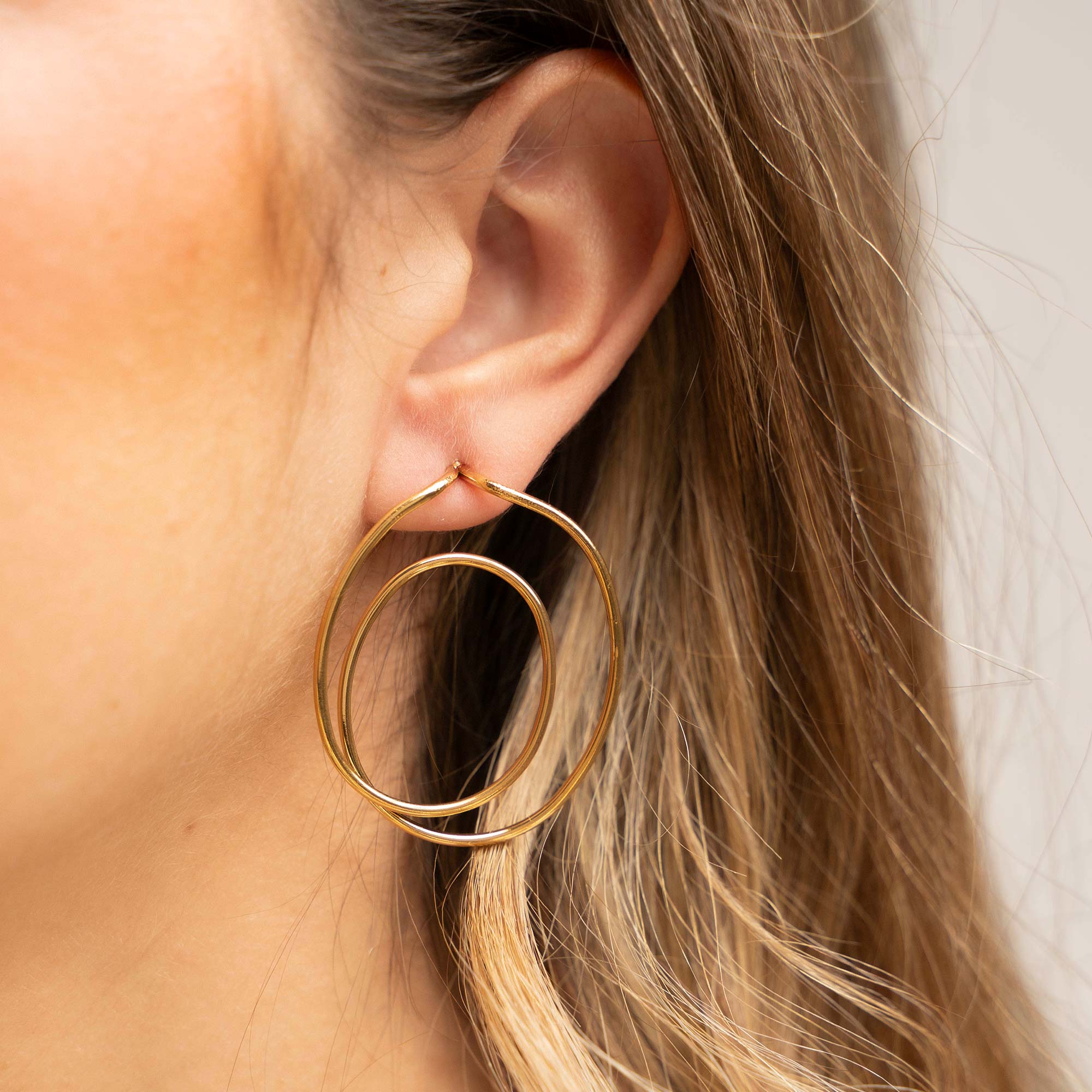 Pendientes Osea Acero - Imagen 2