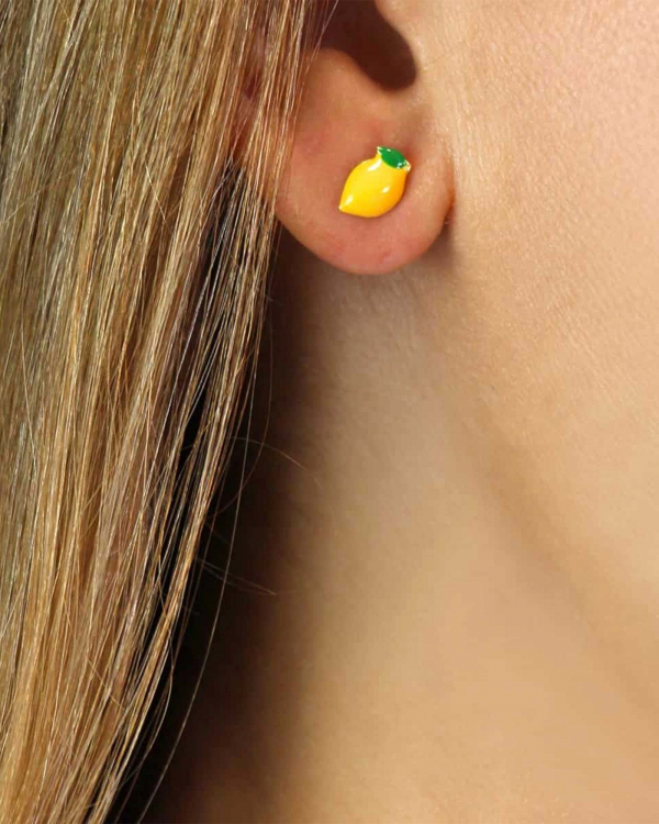 Pendientes Limón Gold