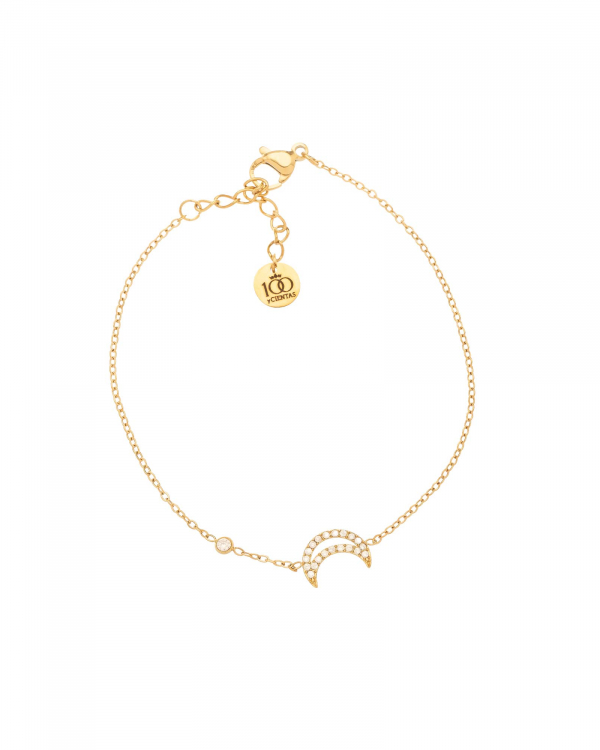 Pulsera Luna Czs Gold