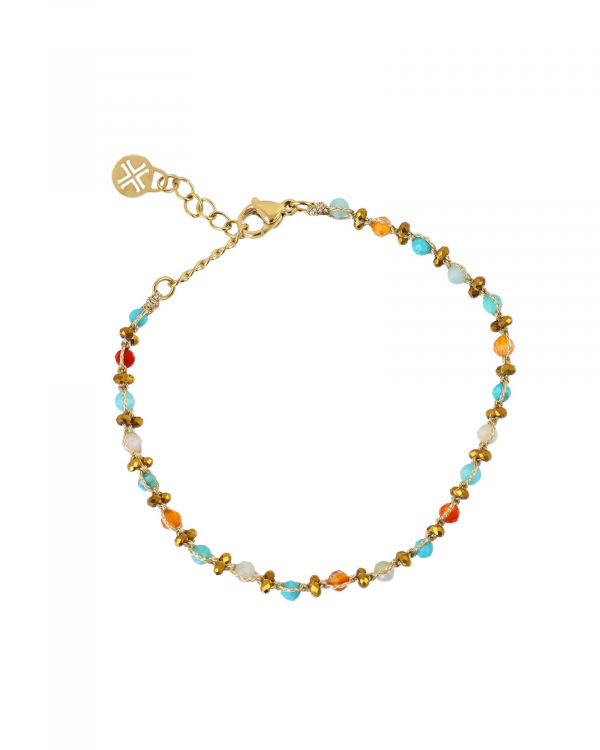 Pulsera Naelia Turquesa Gold