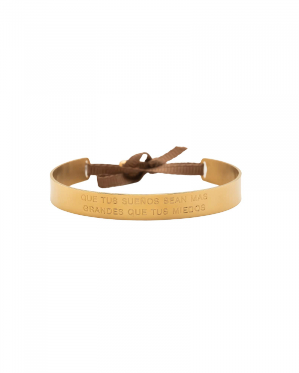 Pulsera Sueños Rígida Gold