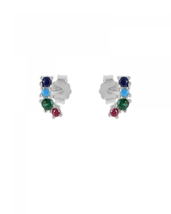 Pendiente Iris Plata