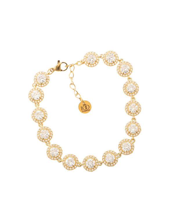 Pulsera Ariana Swarovski Gold