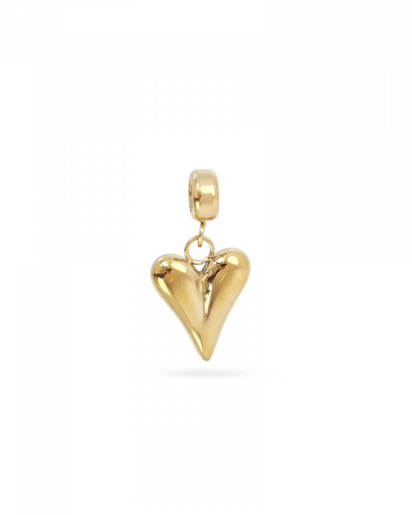 Charm Corazón Alargado Gold