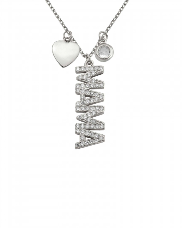 Collar Mamá Verti Cuo Plata