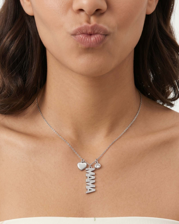 Collar Mamá Verti Cuo Plata