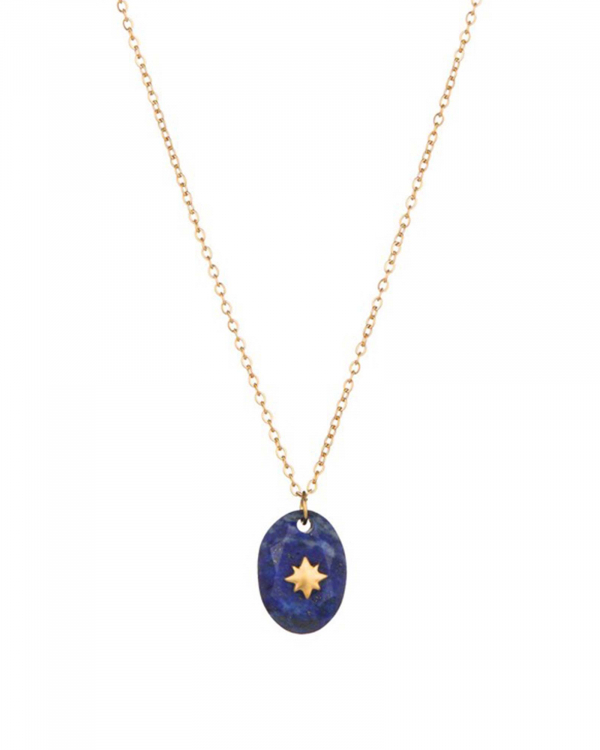 Collar Mitra Lapislazuli Gold