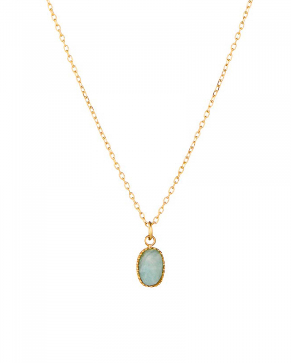Collar Tami Amazonita Gold
