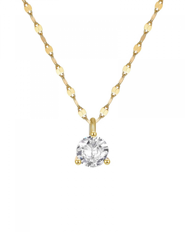 Collar Circonita Seis Oro