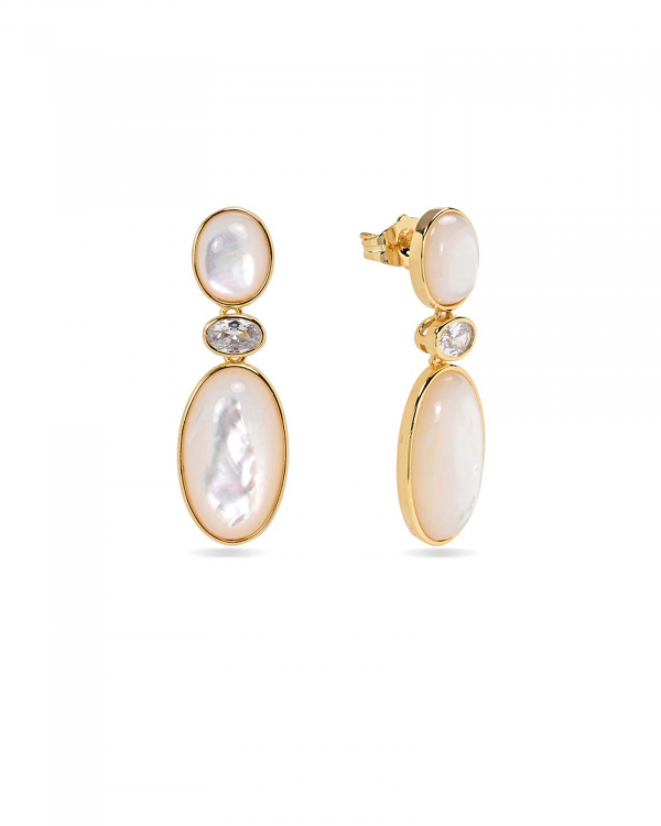 Pendientes Pinao Nácar Oro