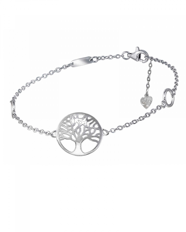 Pulsera Árbol Vida Plata