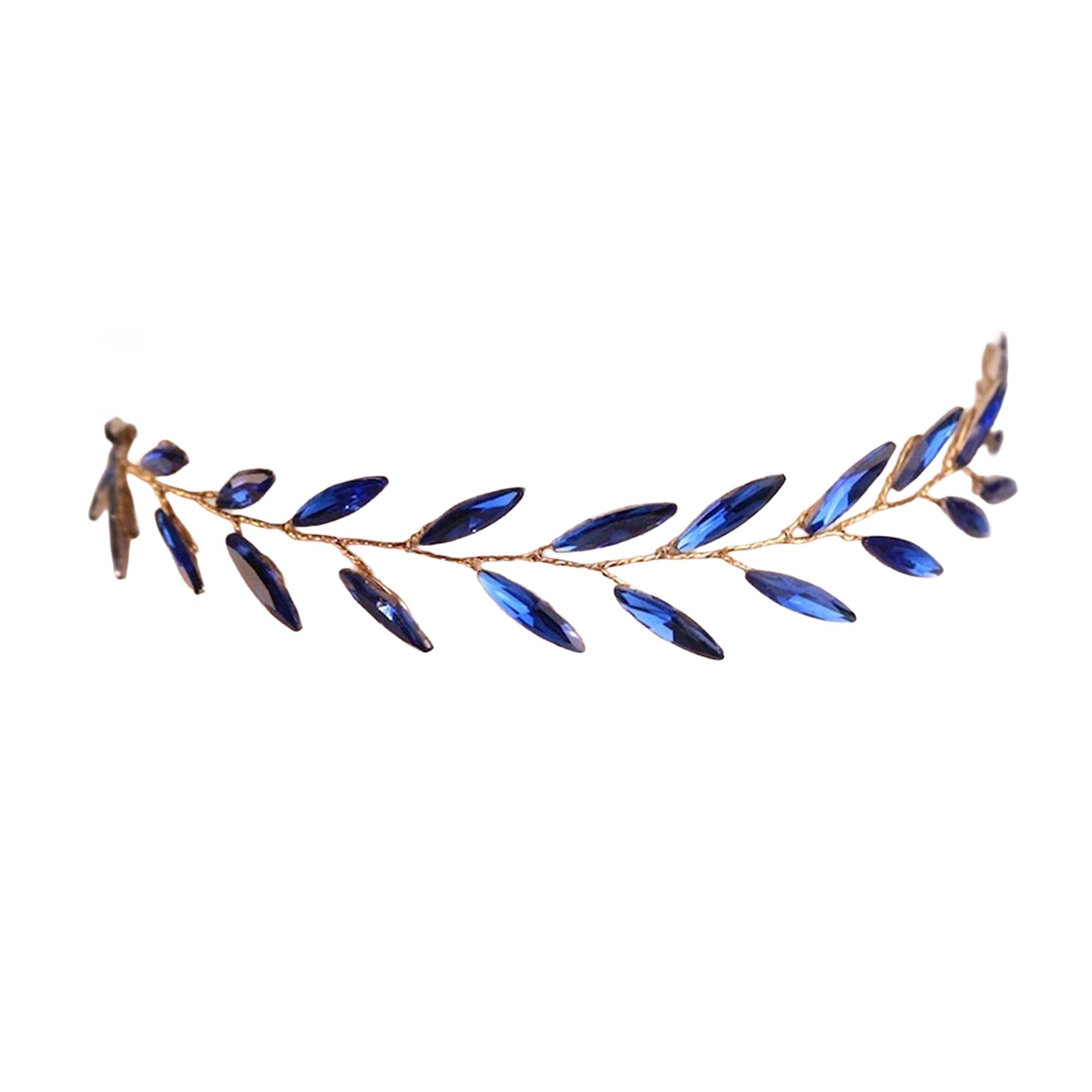 Chocker Espiga Cristal Azul