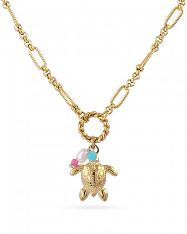 Collar Tortuga Gold Anartxy