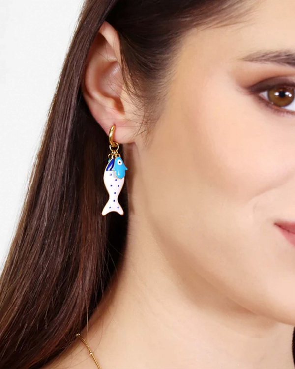 Aros Gran Pescao Blanco Gold