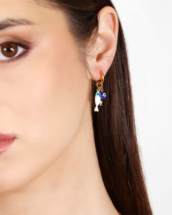 Aros Pescaitos Blancos Gold
