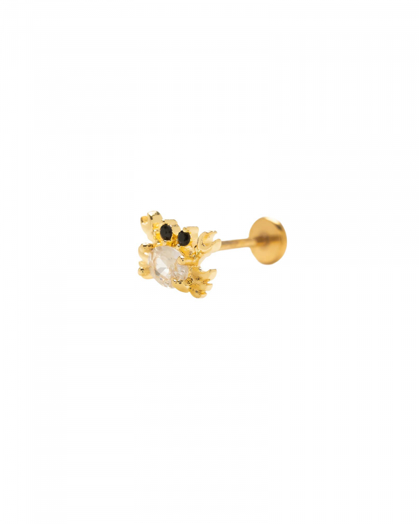 Piercing Cangrejo Diamond Gold
