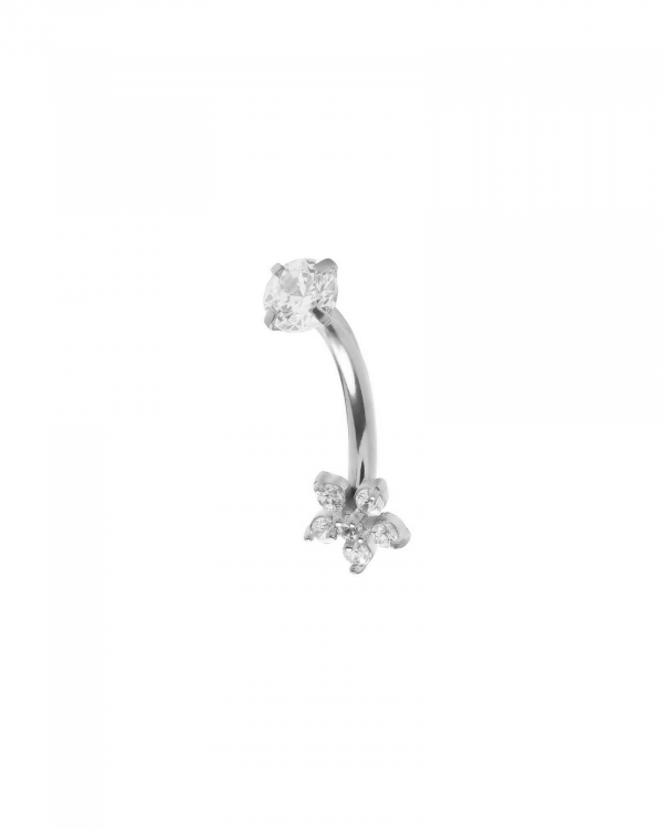 Piercing Ombligo Flower Acero