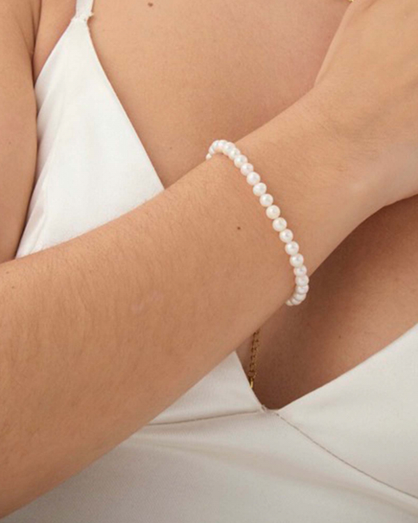 Pulsera Perlas Cultivadas Gold