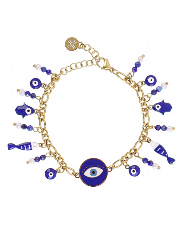 Pulsera Eye Mati Gold Anartxy