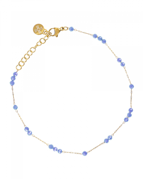 Tobillera Spirit Azul Gold