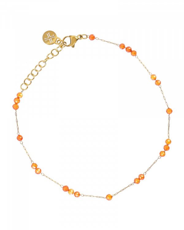 Tobillera Spirit Naranja Gold