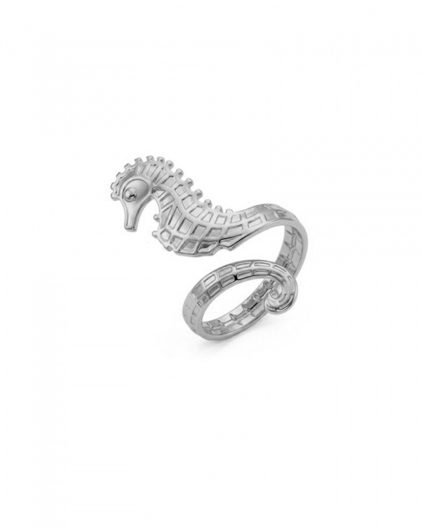 Anillo Caballito Mar Acero