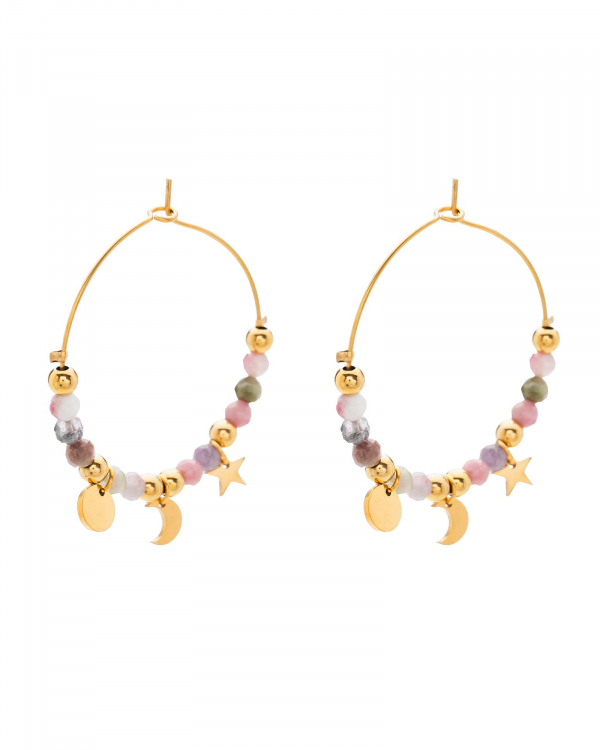 Aros Cielo Turmalina Gold