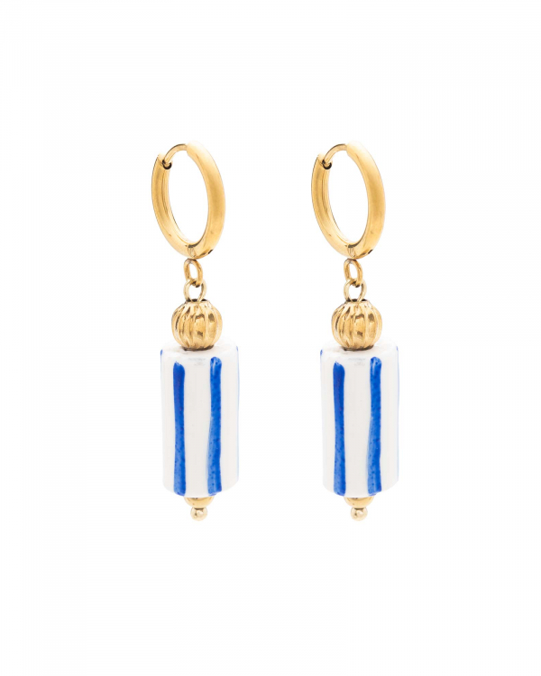 Aros Cili Rayas Blue Gold