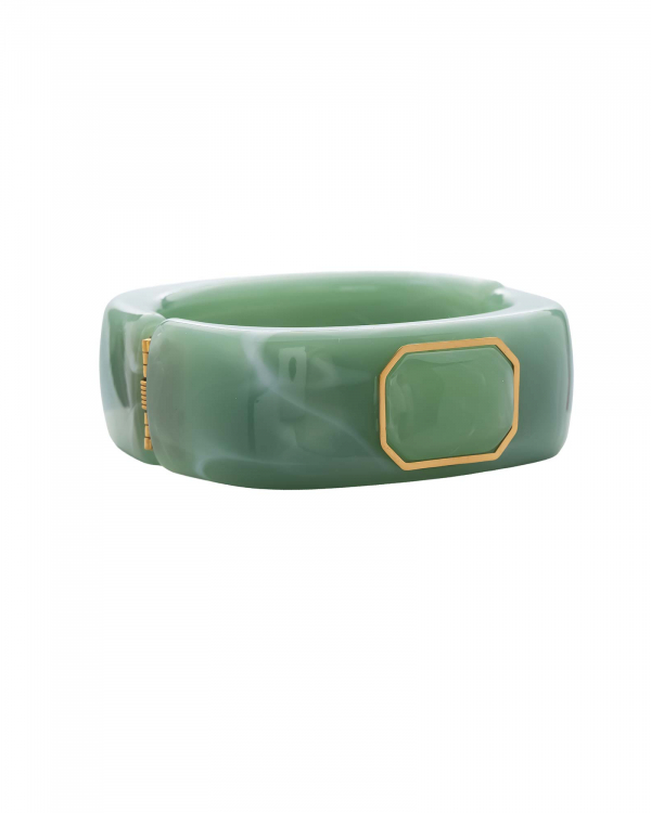Brazalete Devotion Verde Gold