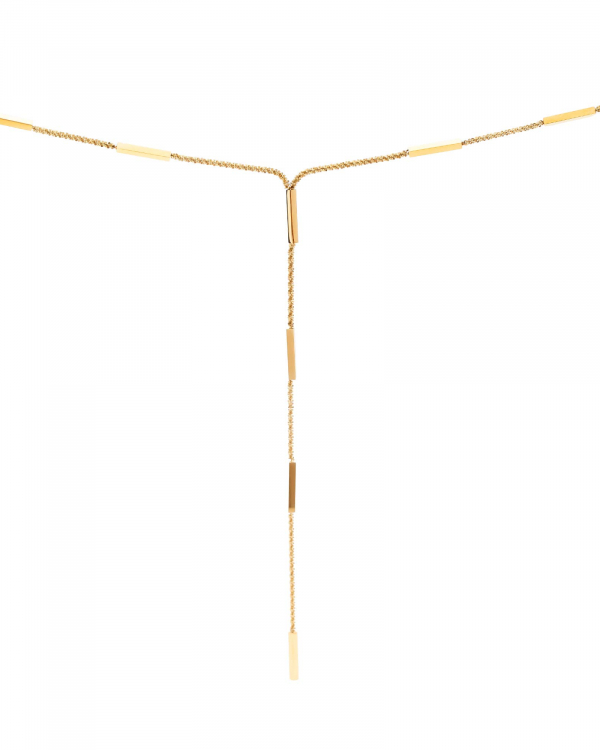 Collar Lingotes Vertical Gold